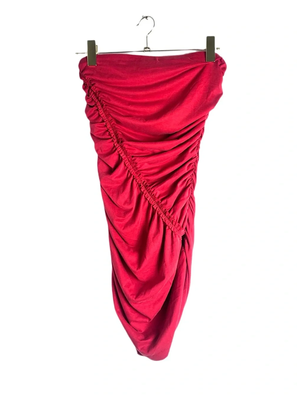 NWT Anthropologie The Gabbie Strapless Ruched Mini Tube Dress Size S - Picture 2 of 4